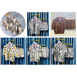 [MUA 2 GIẢM 30%] [50-70kg] Đồ Bộ Lụa Mai Ngô - Quần Đùi Tay Cánh Dơi (Big Size) (P