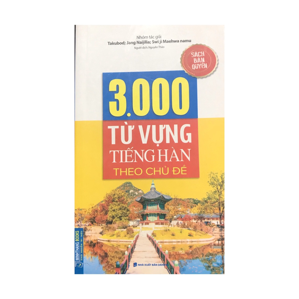 Sách - 3000 từ vựng tiếng Hàn theo chủ đề ( Minh Thắng )