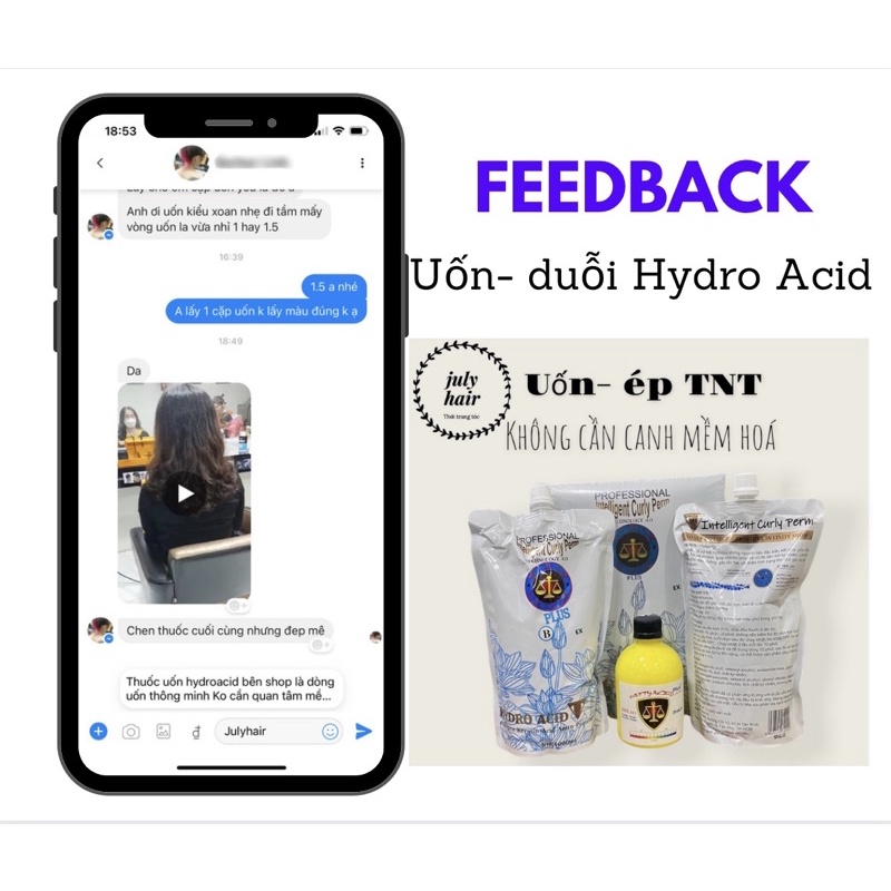 THUỐC UỐN TÓC HYDRO ACID TNT [FREESHIP]