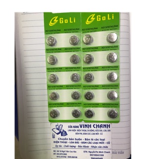 Combo 2 vỉ Pin AG13Hay 357 ALR44