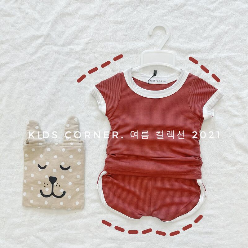 Set đùi minky mom đỏ đô