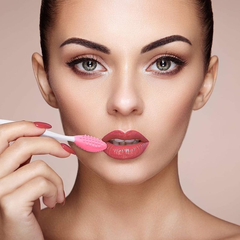 [Hàng mới về] Bàn Chải Silicon Tẩy Tế Bào Chết Cho Mũi / Môi Chuyên Nghiệp
