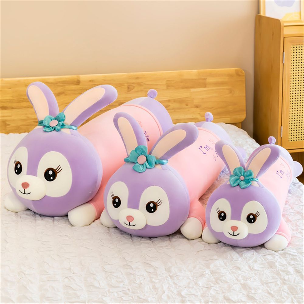 Gối ôm nhồi bông hình thỏ stellalou dài mềm mại cho trẻ em