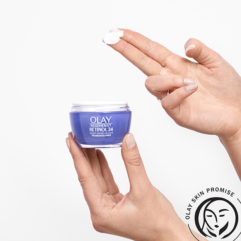 Kem Dưỡng Đêm Olay Ngừa Lão Hóa Chiết Xuất Retinol 24 50g Regenerist Retinol 24 Night Moisturiser Fragrance-Free