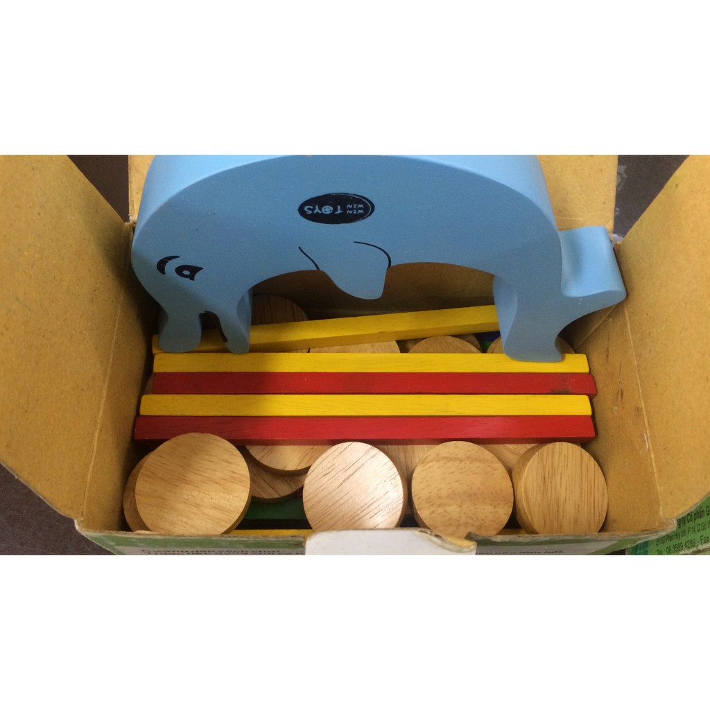 Đồ chơi gỗ - Cân bằng cá heo Winwintoys