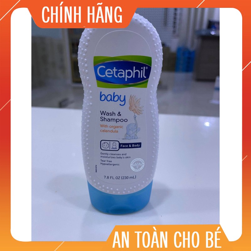 Sữa tắm gội trẻ em Cetaphil Baby Organic Calendula tinh chất hoa cúc - Tony Hang Usa