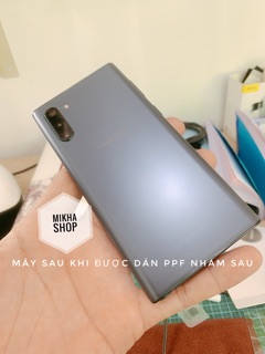 [ Note 10plus / Note 10 ] Miếng Dán PPF Nhám Samsung full lưng