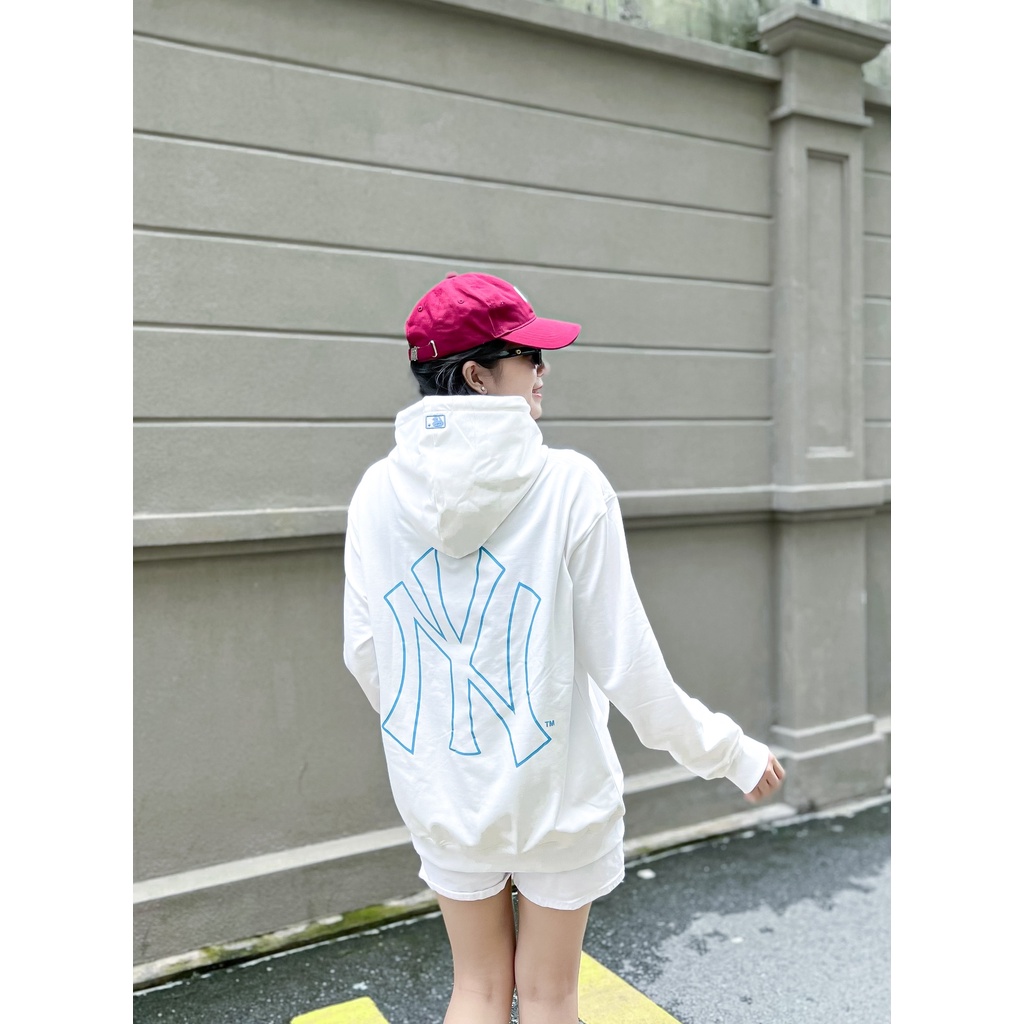 Áo Hoodie form rộng sweater MLB Unisex Hot trend Thời Trang nhiều màu