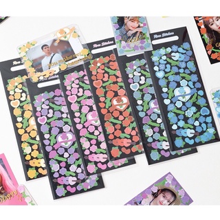 Rose sticker _hình dán trang trí top, card