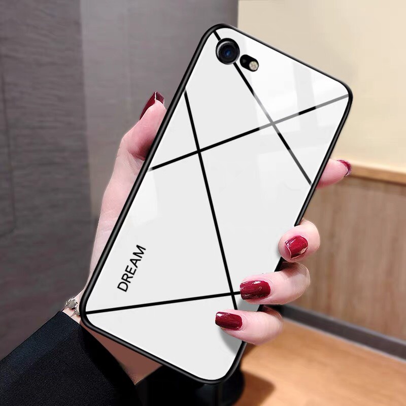 Ốp lưng iphone kính cặp đôi Dream kẻ case 14 14plus 13 pro max 12 promax 11 mini 6 6s 7 8 plus x xr xs