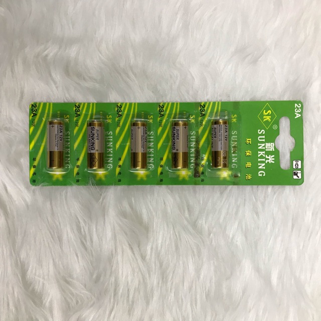 Bán 1 vỉ pin loại 23A12V vỉ 5 viên giá 80k