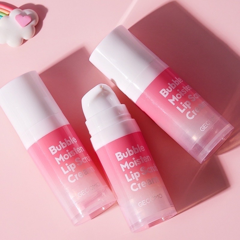 Tẩy Da Chết Môi Sủi Bọt Gecomo