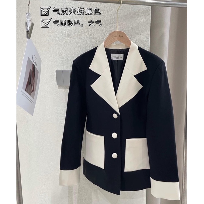 ♥️ Áo blazer phối màu Lisa
