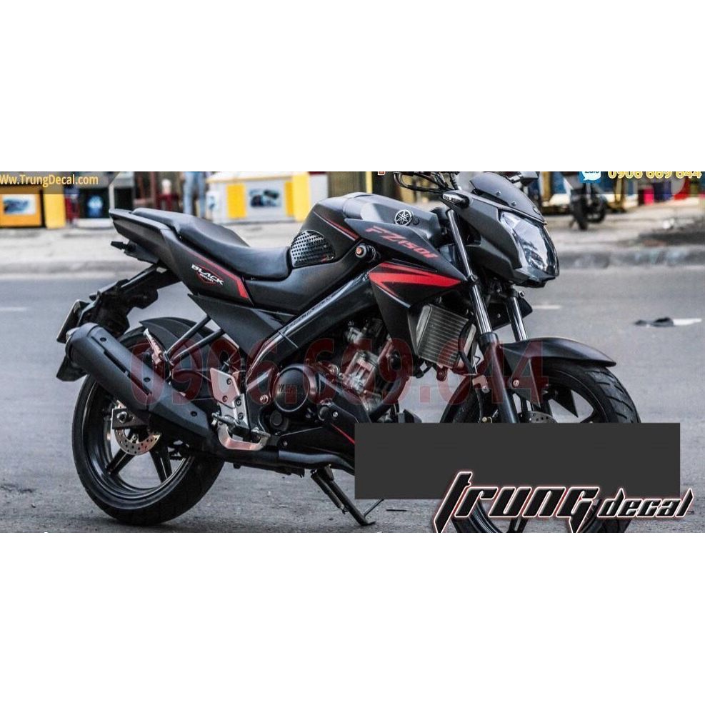 Tem Trùm FZ 150i đen nhám,Team Decal FZ 150i đen nhám