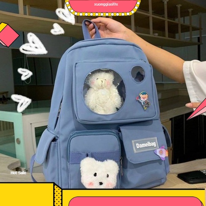 Balo Thời Trang Nam Nữ sinh viên học sinh - Ulzzang Demmibag