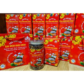 COMBO 4 HỘP TRÀ GẠO LỨT XẠ ĐEN ĐẬU ĐEN