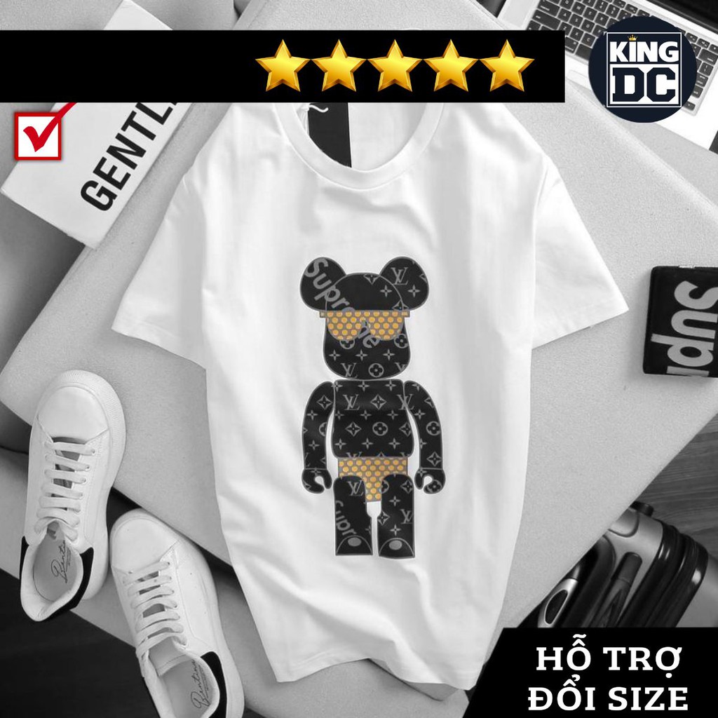 Áo thun nam nữ King DC-Áo phông trắng ngắn tay-Hình in 3D cá tính-không bị bong tróc khi giặt-Dễ phối đồ-Mẫu mới năm2021