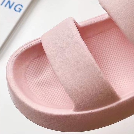 Thời Trang Dép Sandal Đế Dày Siêu Mềm Chống Trượt Màu Trơn unisex
