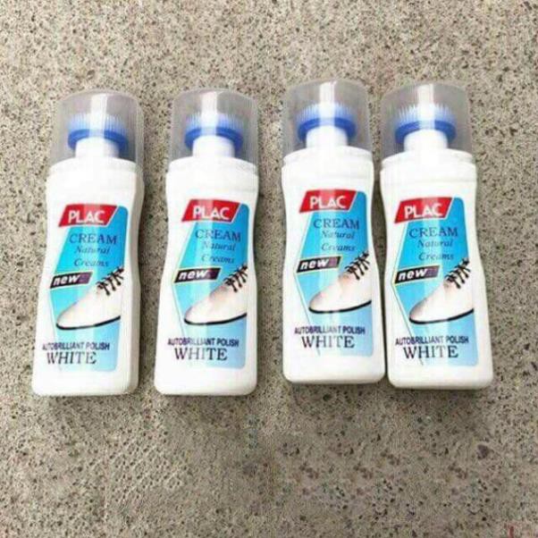 DUNG DỊCH TẨY TRẮNG GIÀY TÚI XÁCH CHUYÊN DỤNG PLAC CREAM ƯHITE 100ml