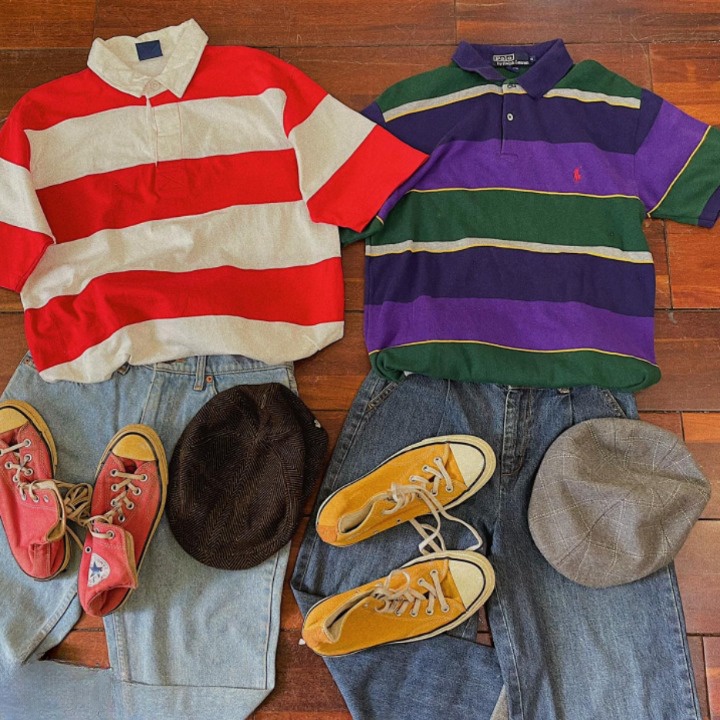 Áo Polo Nam, Áo Thun Polo Cổ Bẻ, Áo Thun Polo Nam 2Hand Chất Vải Cotton Cao Cấp Secondhand Unisex Đẹp Mẫu 2