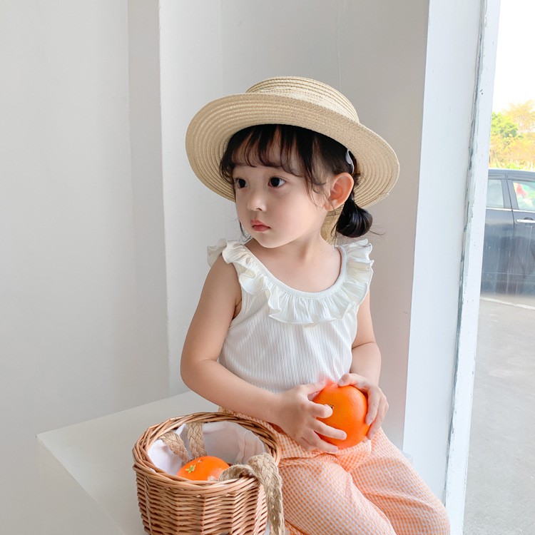 Áo ba lỗ trẻ em - Áo thun co dãn cho bé gái Từ 7kg đến 28kg THAOBE KIDS
