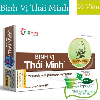 Bình Vị Thái Minh Dùng Cho Người Trào Ngược Dạ Dày