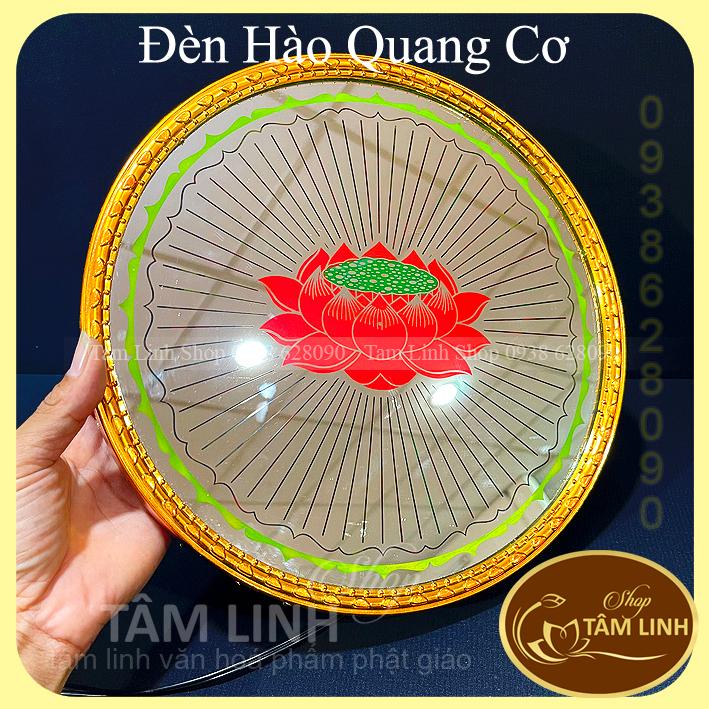 Đèn hào quang bàn thờ Phật, hào quang Tượng Phật, sử dụng đèn LED tiết kiệm điện.