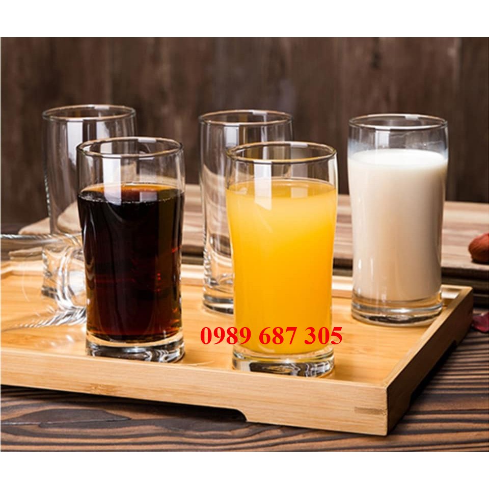 Bộ 6 ly cốc thủy tinh cafe đá