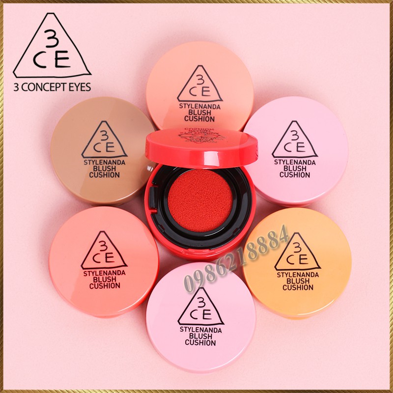 Má hồng nước Cushion 3CE Blush Cushion BC26