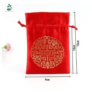 Túi gấm phong thủy màu đỏ