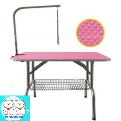 New- Bàn cắt tỉa lông chó mèo 2 size  bàn grooming hình chữ nhật chuyên dùng cho spa grooming thú cưng