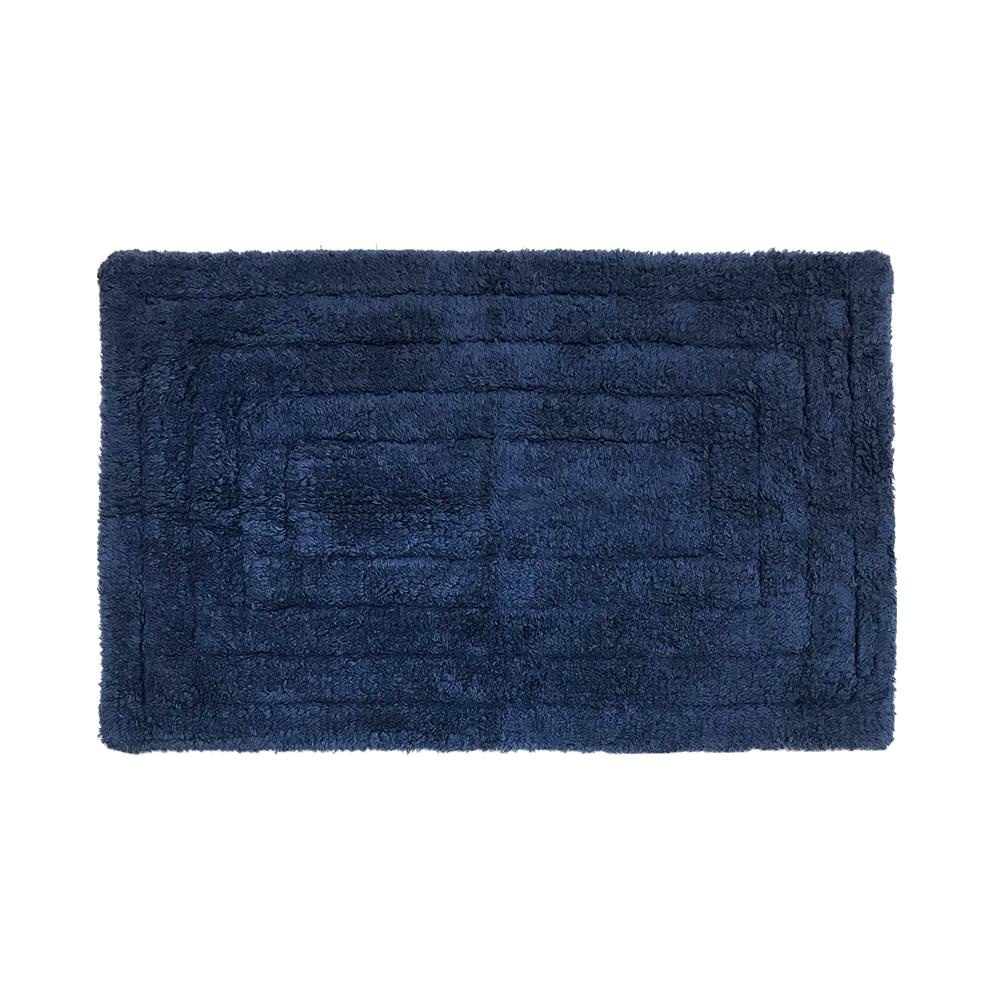HomeBase ME LIVING Thảm lót sàn lau chân phòng tắm Microfiber mềm mại và thấm hút tốt SI-12590 W40XH60xD1cm màu xanh tím
