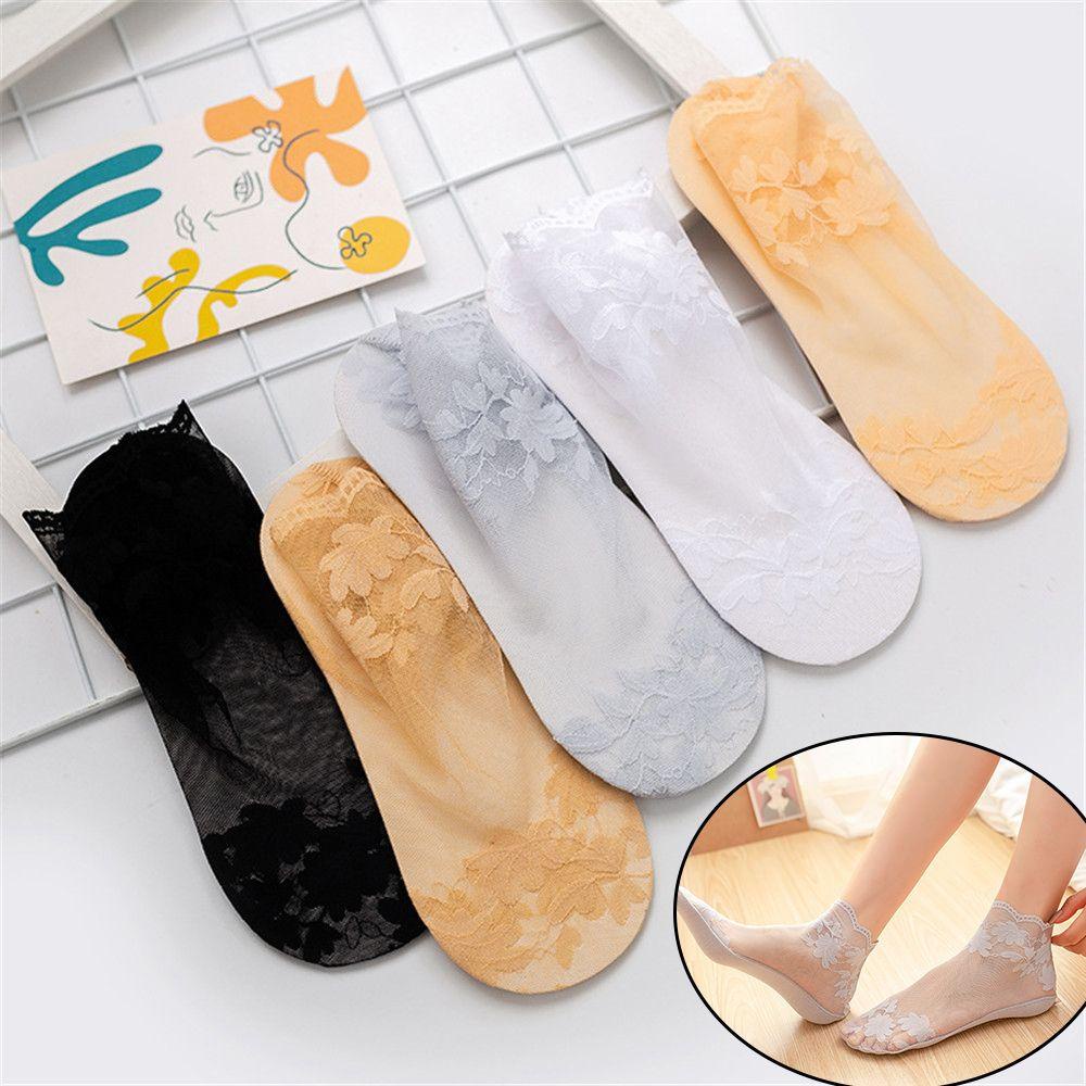 Vớ Thuyền Mỏng Trong Suốt Chống Trượt