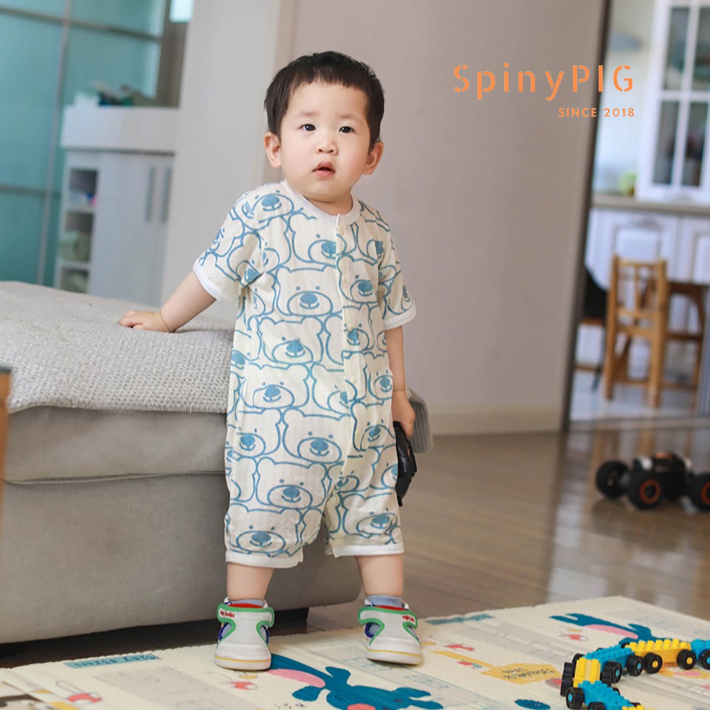 Bộ body sơ sinh 0-2 tuổi 100% cotton thoáng mát dành cho mùa hè cực dễ thương