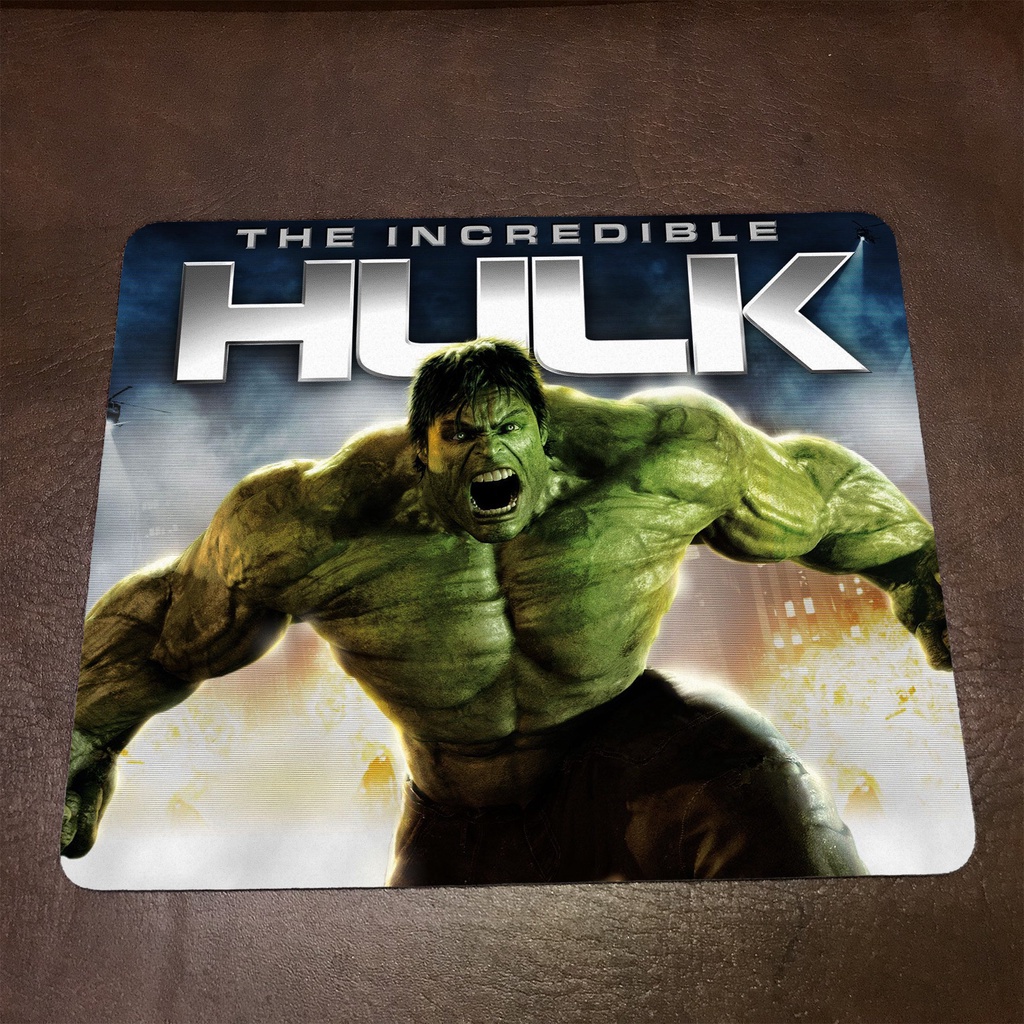 Lót chuột máy tính Marvel HULK - Mẫu 2 Mousepad cao su êm ái, nhận in theo yêu cầu