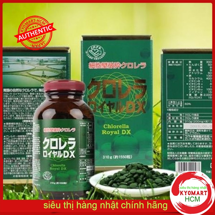 Tảo lục hoàng gia Chlorella Royal DX Nhật Bản 1550 viên