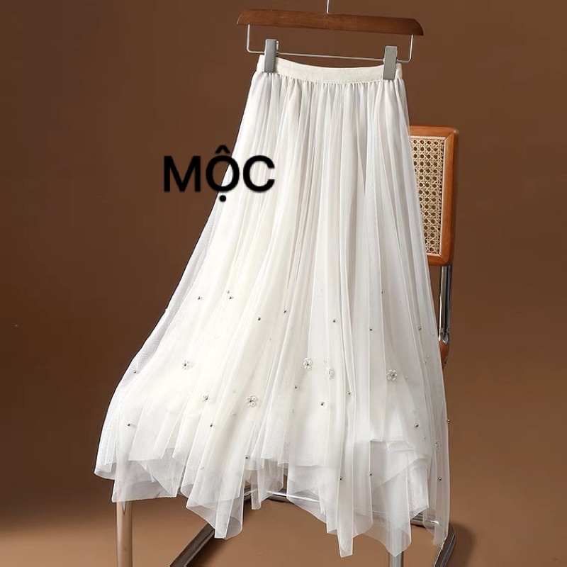 Chân váy voan quảng châu