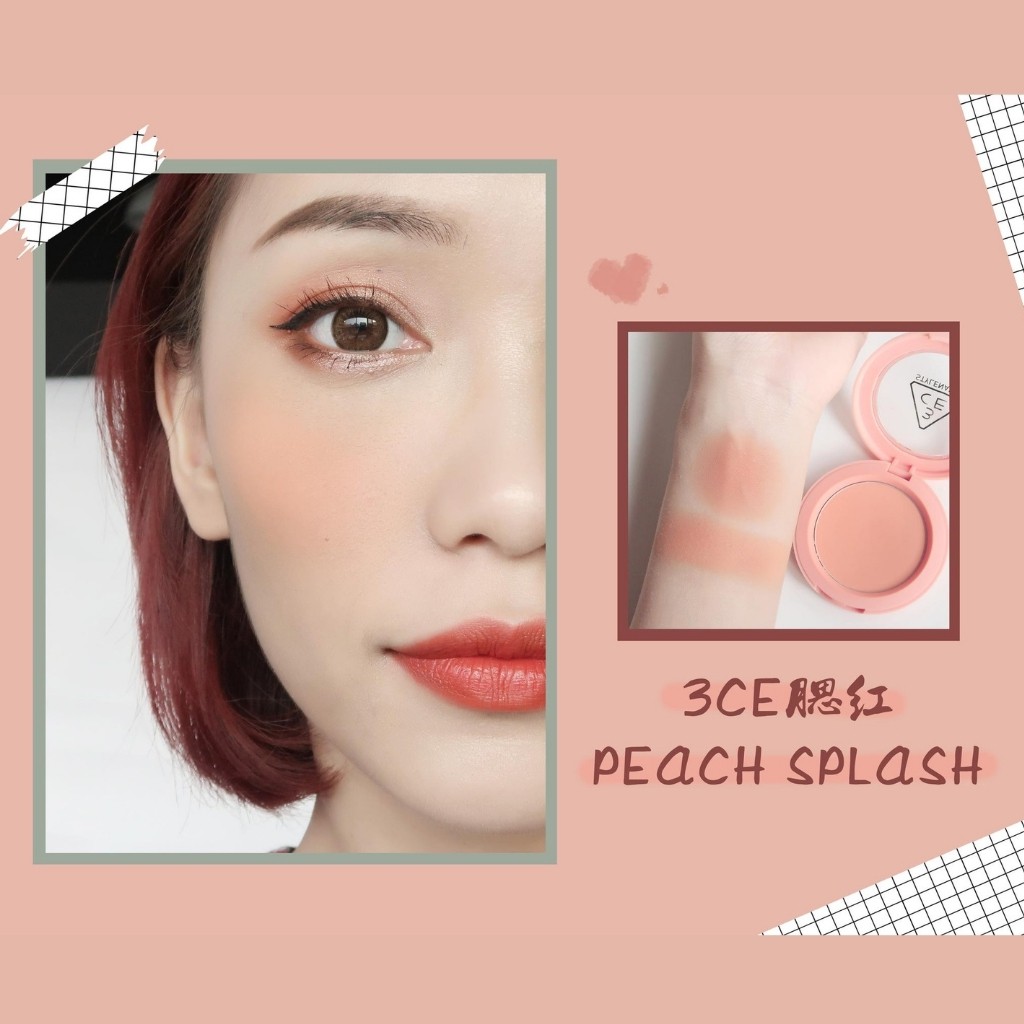 Phấn má hồng 3CE Face Blush Hàn Quốc dạng nén trang điểm nữ 5,5g - ZAVENCI Official