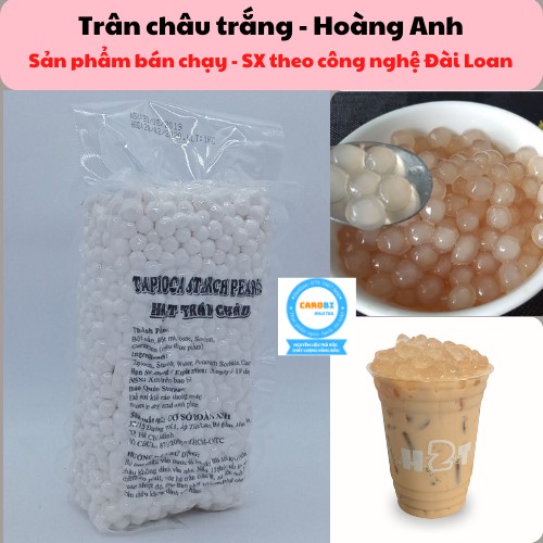 TRÂN CHÂU TRẮNG HOÀN ANH (1kg) CARAMEL, HOÀNG KIM DÙNG NẤU TRÀ SỮA TRÂN CHÂU, NGON HƠN TRƯỜNG LẠC GIA UY GIÁ RẺ