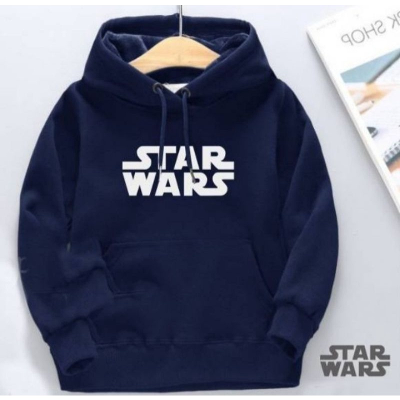 Áo hoodie In Hình starwars Thời Trang Cho Nam Và Nữ 2-11 Tuổi