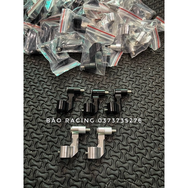 Pat giữ dây dầu nhôm cnc gắn xe máy