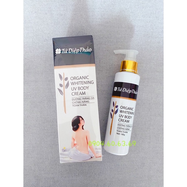 Kem Dưỡng Trắng Da Chống Nắng Toàn Thân TỨ DIỆP THẢO Body 180g