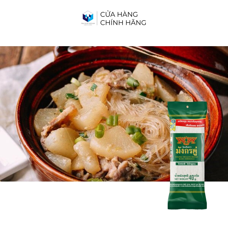 Miến Thái Đậu Xanh Song Long 40 g (thượng hạng)