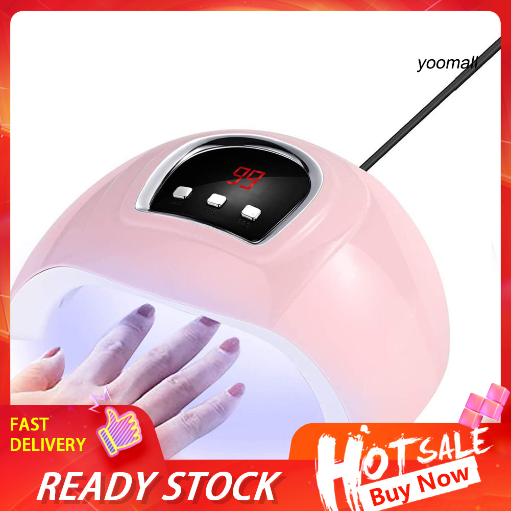 [Hàng mới về] Đèn Sấy Khô Sơn Móng Tay Thiết Kế 18 Bóng Led Có 3 Chế Độ Điều Chỉnh Thời Gian