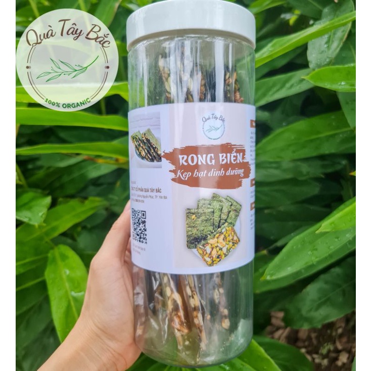 Rong biển kẹp hạt dinh dưỡng - Siêu ngon, Giòn rụm Hộp 200g