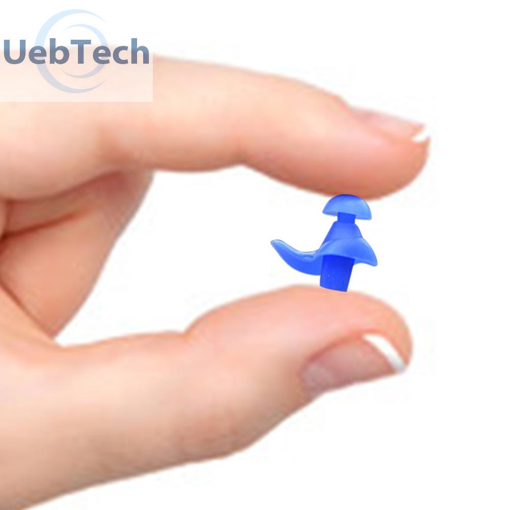 1 Cặp Nút Bịt Tai Bằng Silicone Chống Thấm Nước Nhỏ Gọn Tiện Dụng Khi Đi Bơi