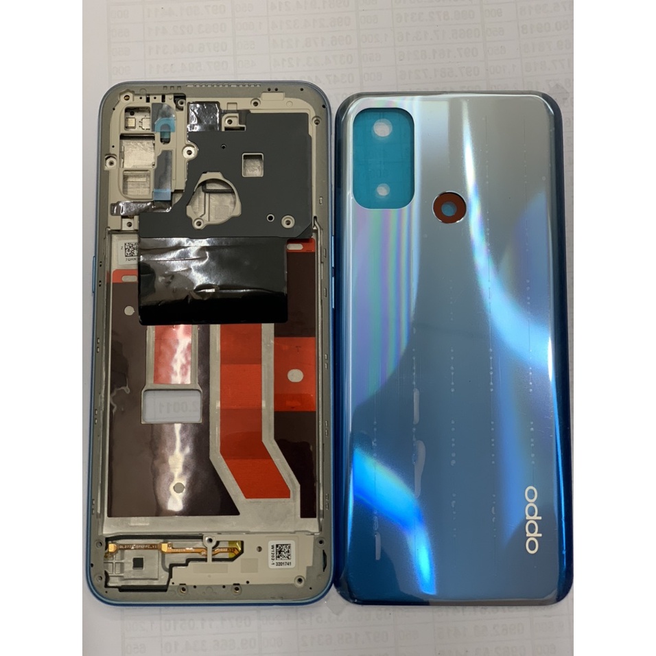 Bộ vỏ điện thoại OPPO - A53  MÀU XANH / ĐEN
