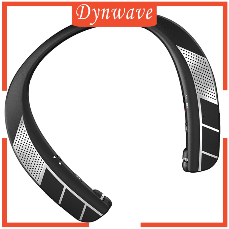 [DYNWAVE] Neckband Wireless Speaker HD Low Latency w/ Retractable Earbuds Portable