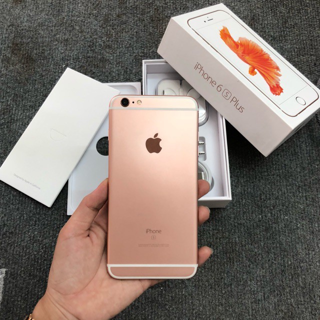 [Freeship] Điện Thoại iPhone 6S Plus 128Gb Quốc Tế Mới Tinh Tặng ốp Màn Hình 5.5 Zin Vân Tay Nhạy bảo hành 1 đổi 1