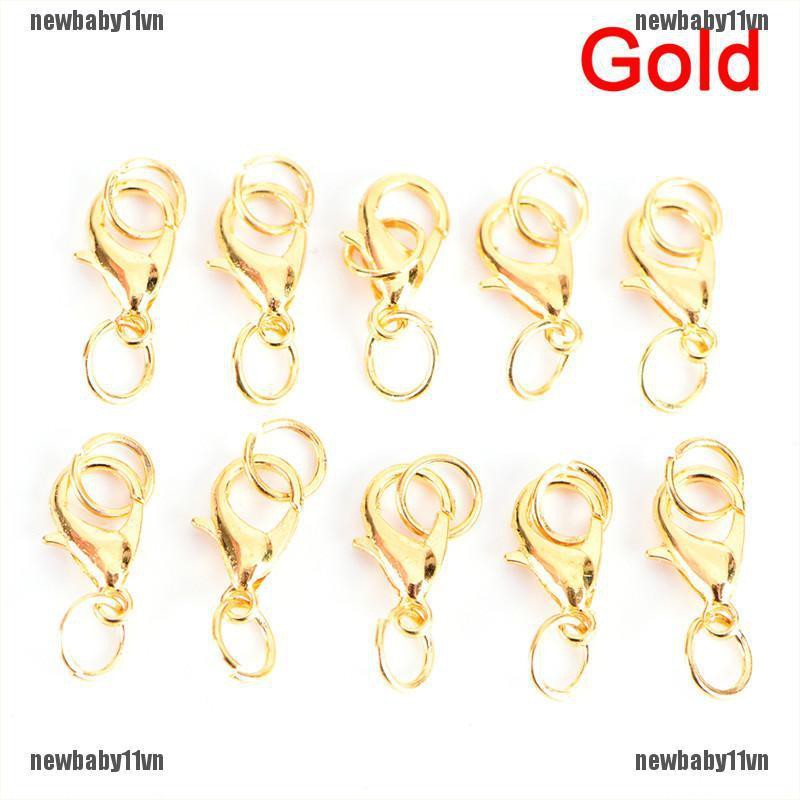 Set 20 Móc Kẹp Tôm Hùm Bằng Hợp Kim Làm Trang Sức Thủ Công